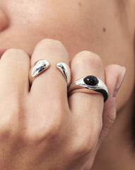 Savi Sculptural Open Stacking Ring | Sterling Silver