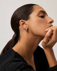 Savi Signature Hoop Set | Silver/Mixed Metal