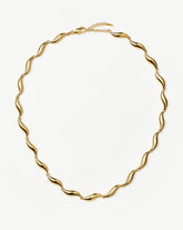 Savi Signature Link Chain Necklace | 18k Gold Plated