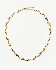 Savi Signature Link Chain Necklace | 18k Gold Plated