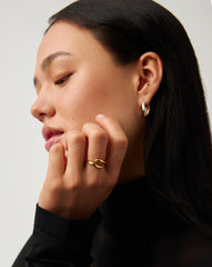 Savi Signature Open Ring | 18k Gold Vermeil