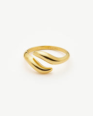 Savi Signature Open Ring | 18k Gold Vermeil