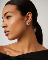 Savi Signature Oversized Stud Earrings | Sterling Silver