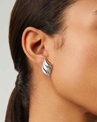Savi Signature Oversized Stud Earrings | Sterling Silver