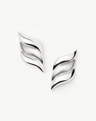 Savi Signature Oversized Stud Earrings | Sterling Silver