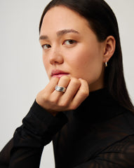 Savi Signature Triple Ring | Silver Plated