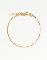 Savi Textured Link Chain Bracelet