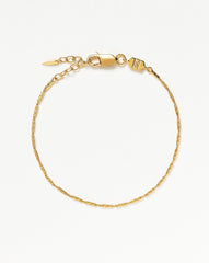 Savi Textured Link Chain Bracelet