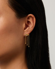 Savi Waterfall Drop Earrings | 18k Gold Vermeil