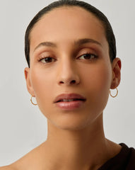 Small Molten Hoop Earrings