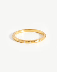 Solar Studded Ring | 18k Gold Vermeil/Cubic Zirconia