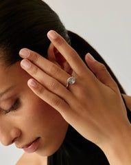 Spiral Stacking Ring | Silver Plated