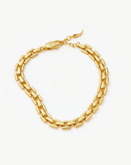 Timepiece Link Chain Bracelet | 18k Gold Plated
