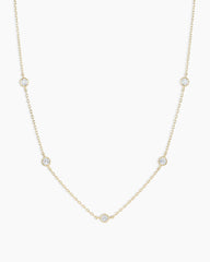 Classic Five Diamond Necklace
