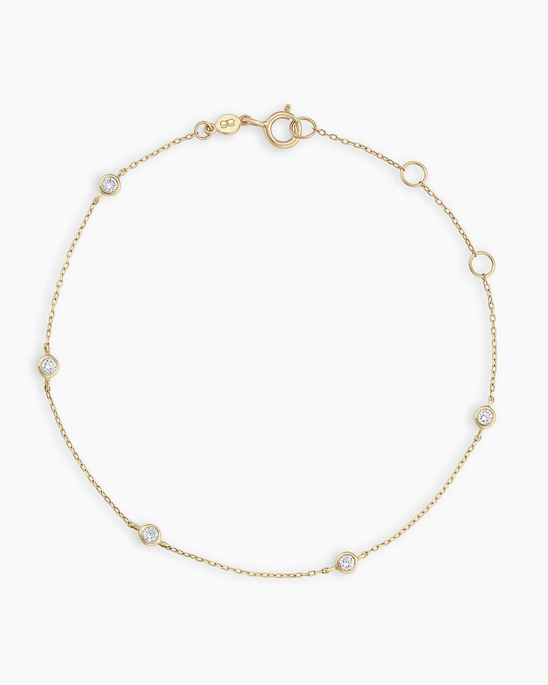 Classic Five Diamond Bracelet