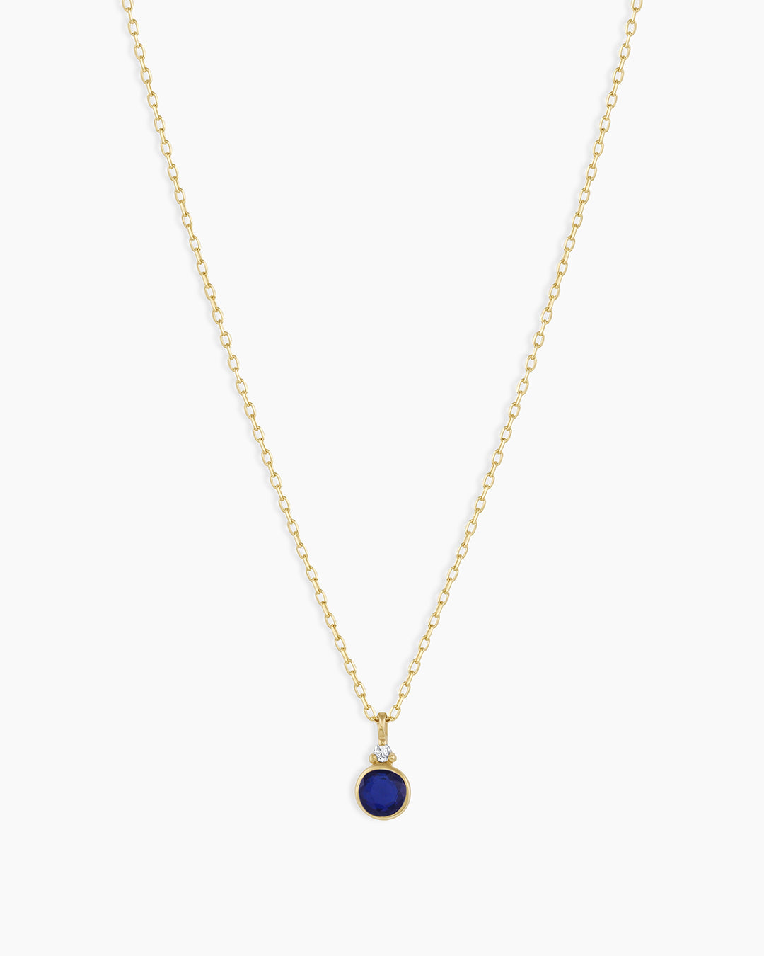 14k Gold Birthstone Necklace