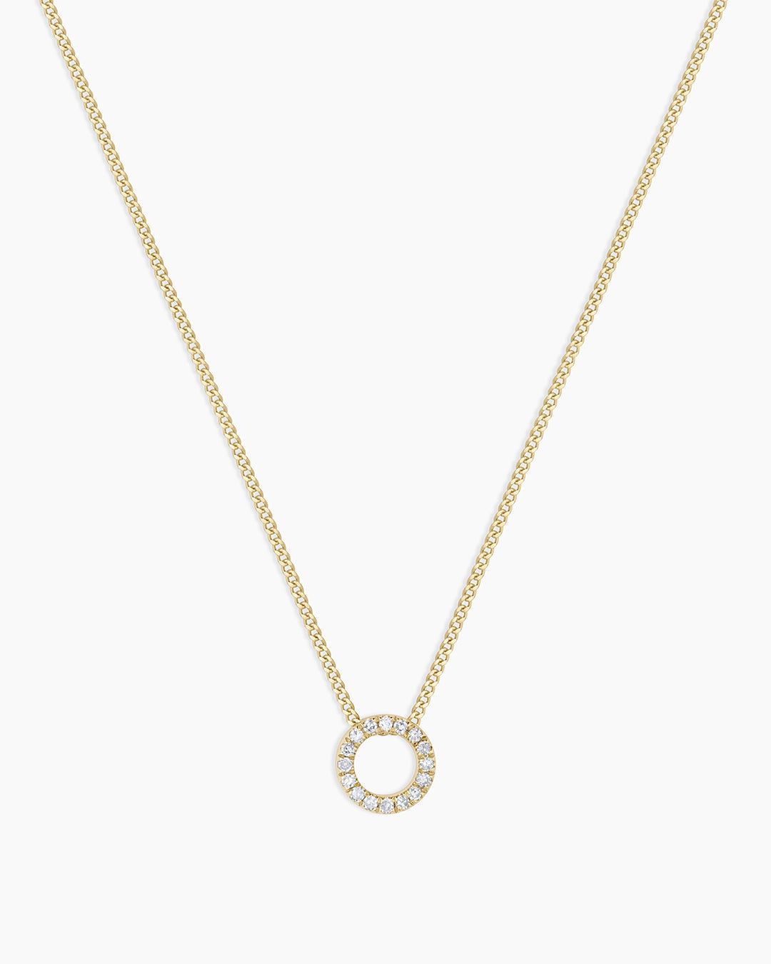 Diamond Alphabet Necklace