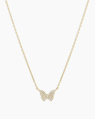 Diamond Butterfly Necklace