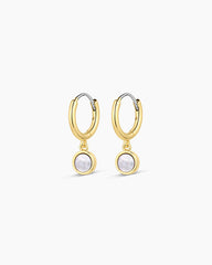 Rose Marble Coin Huggies