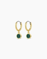 Rose Marble Coin Huggies