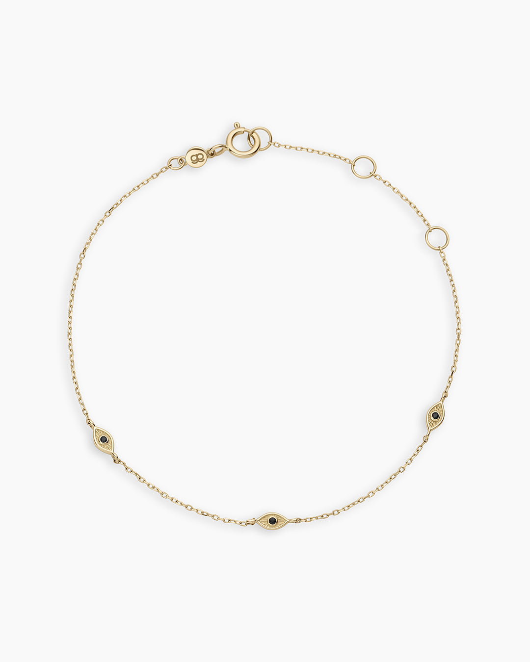 Black Onyx Evil Eye Bracelet