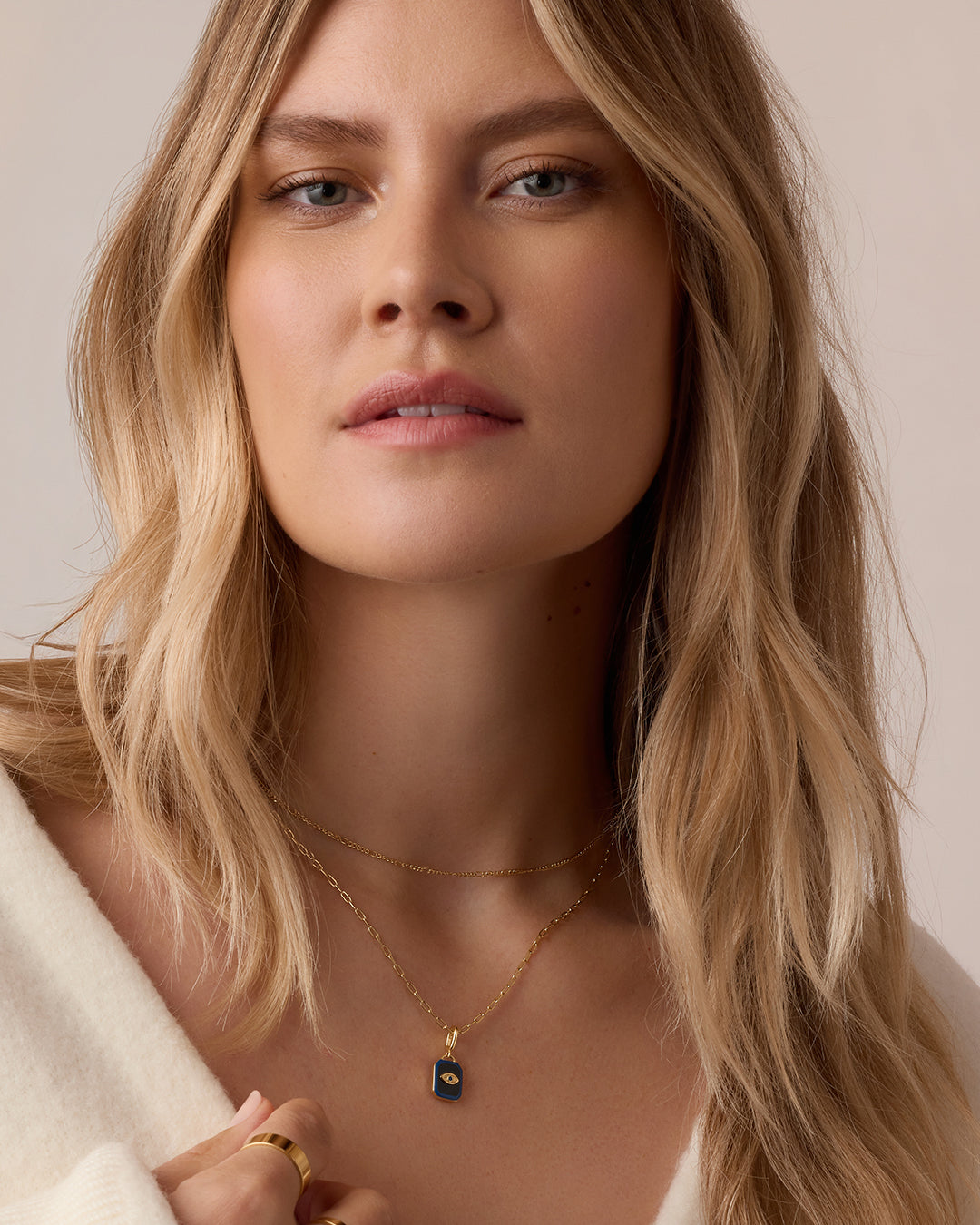 Power Gemstone Parker Charm Necklace Protection