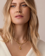 Power Gemstone Parker Charm Necklace Abundance