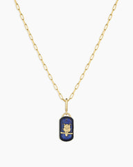 Power Gemstone Parker Charm Necklace Wisdom