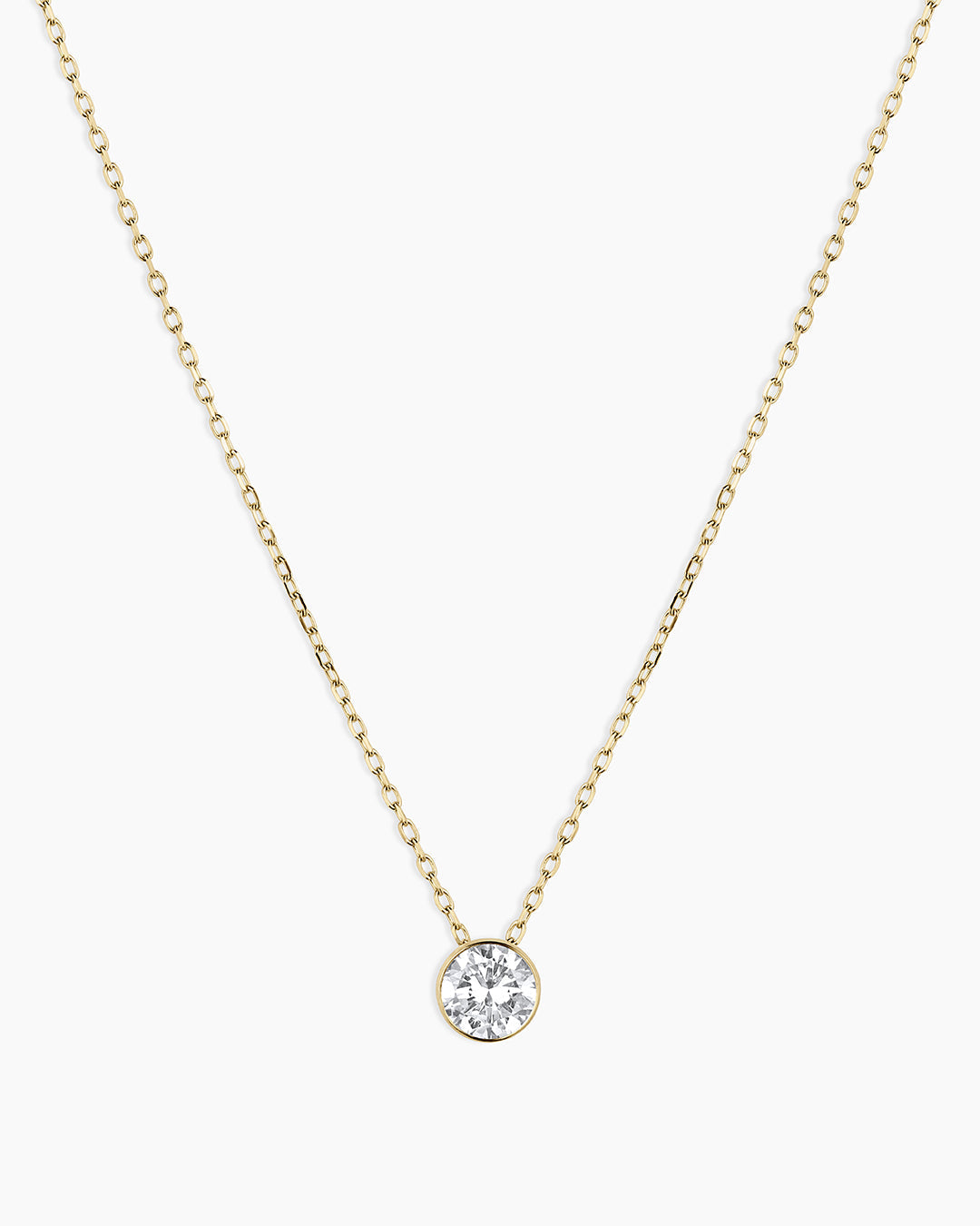 Lab Grown Diamond Halo Necklace