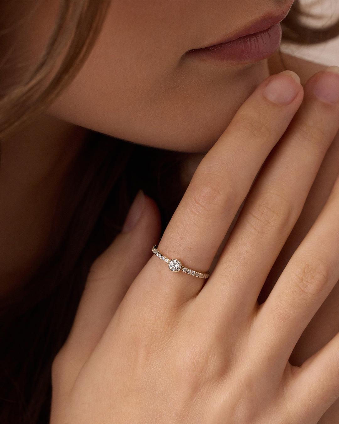 Lab Grown Diamond Circle Eternity Ring