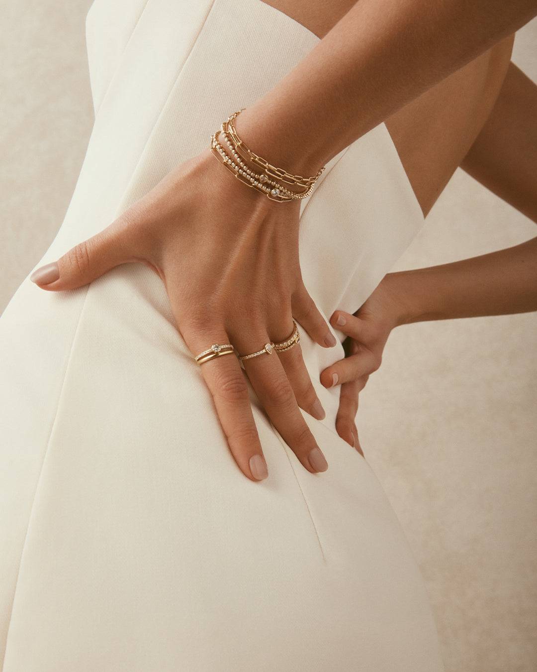 Lab Grown Diamond Pear Eternity Ring