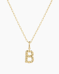 Crew Alphabet Statement Charm Necklace