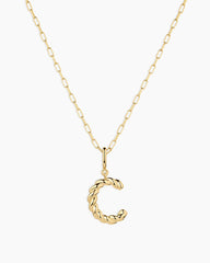 Crew Alphabet Statement Charm Necklace