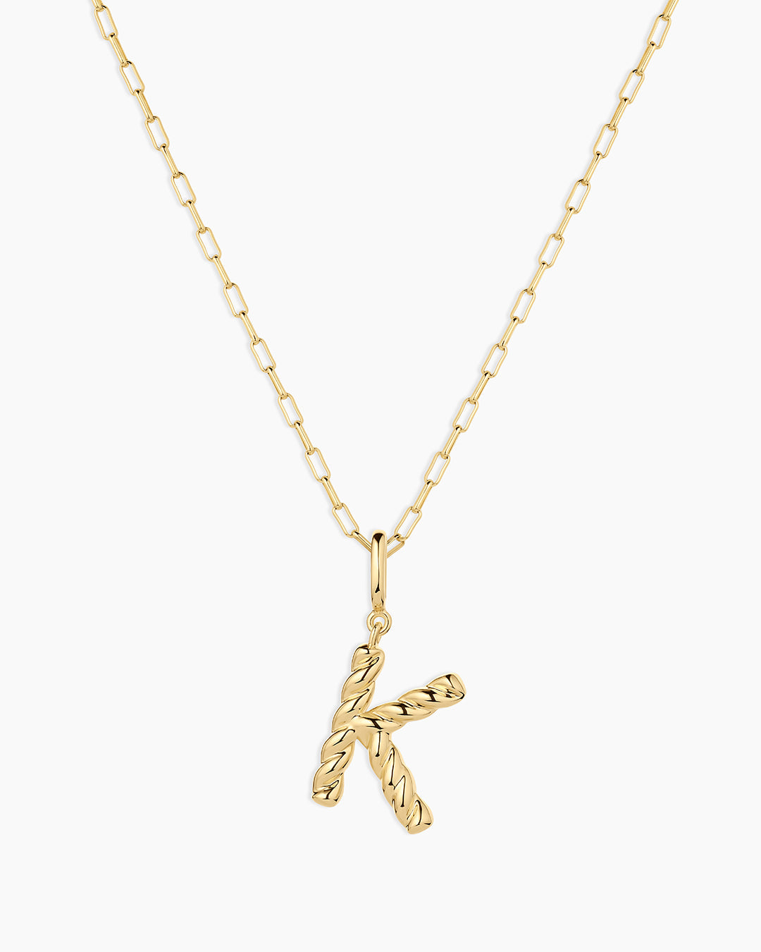 Crew Alphabet Statement Charm Necklace