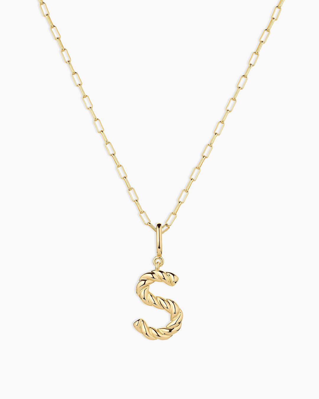 Crew Alphabet Statement Charm Necklace