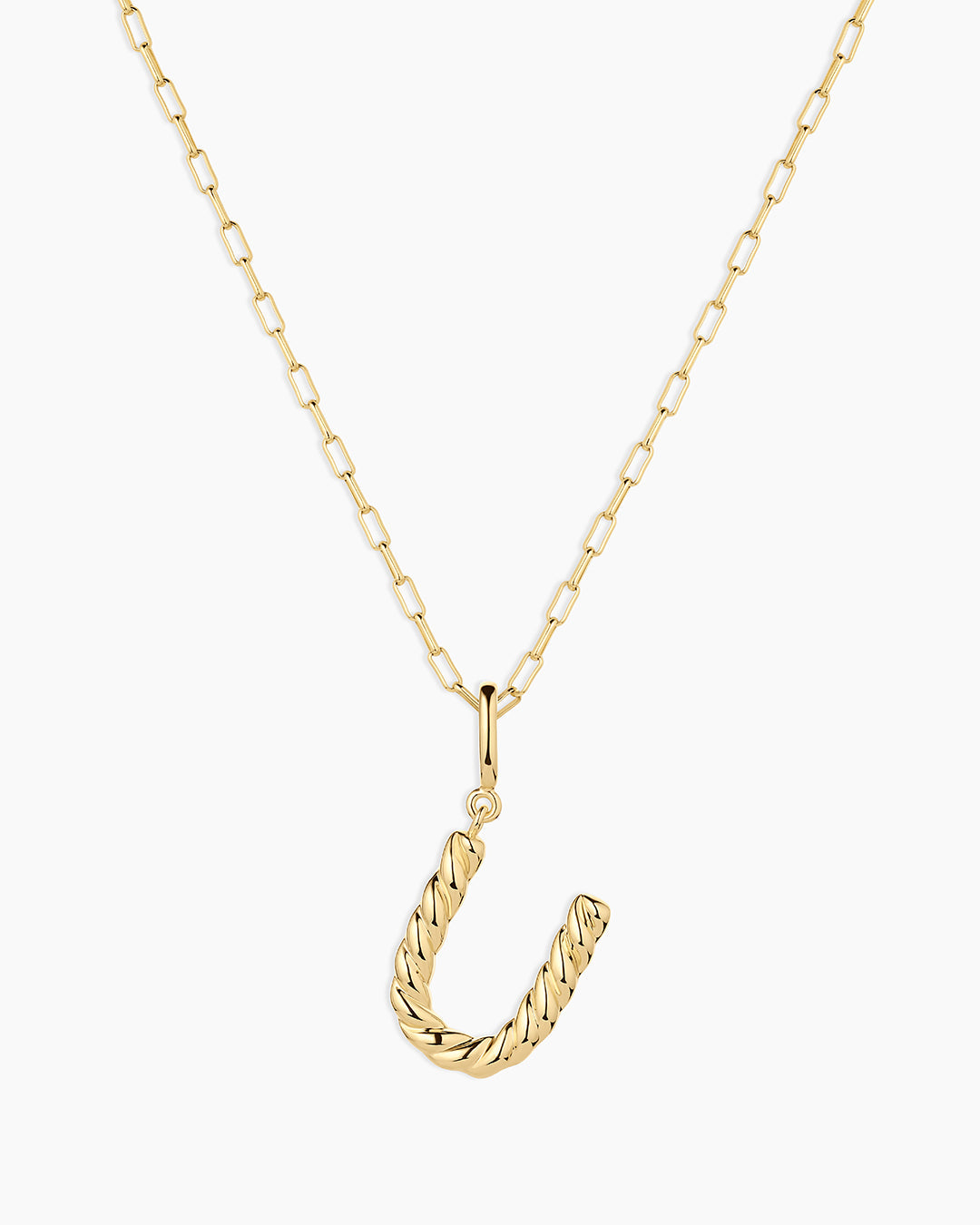 Crew Alphabet Statement Charm Necklace