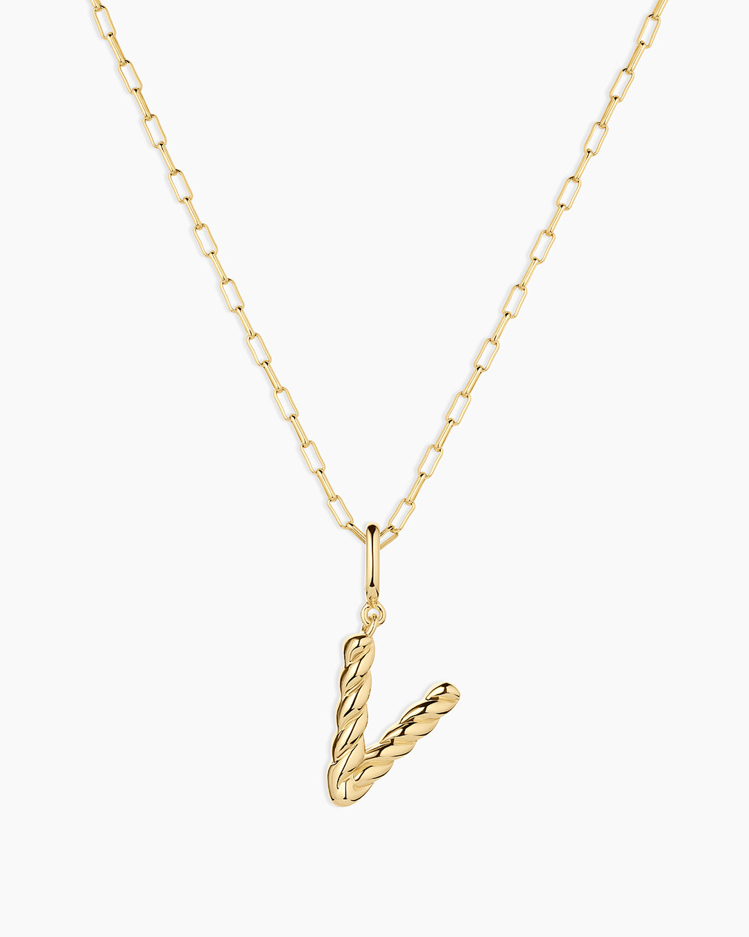 Crew Alphabet Statement Charm Necklace