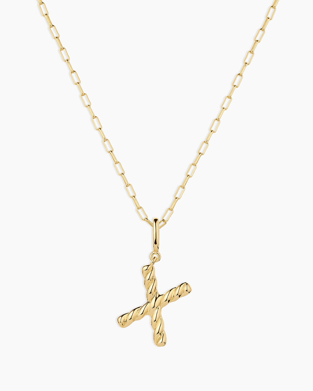 Crew Alphabet Statement Charm Necklace