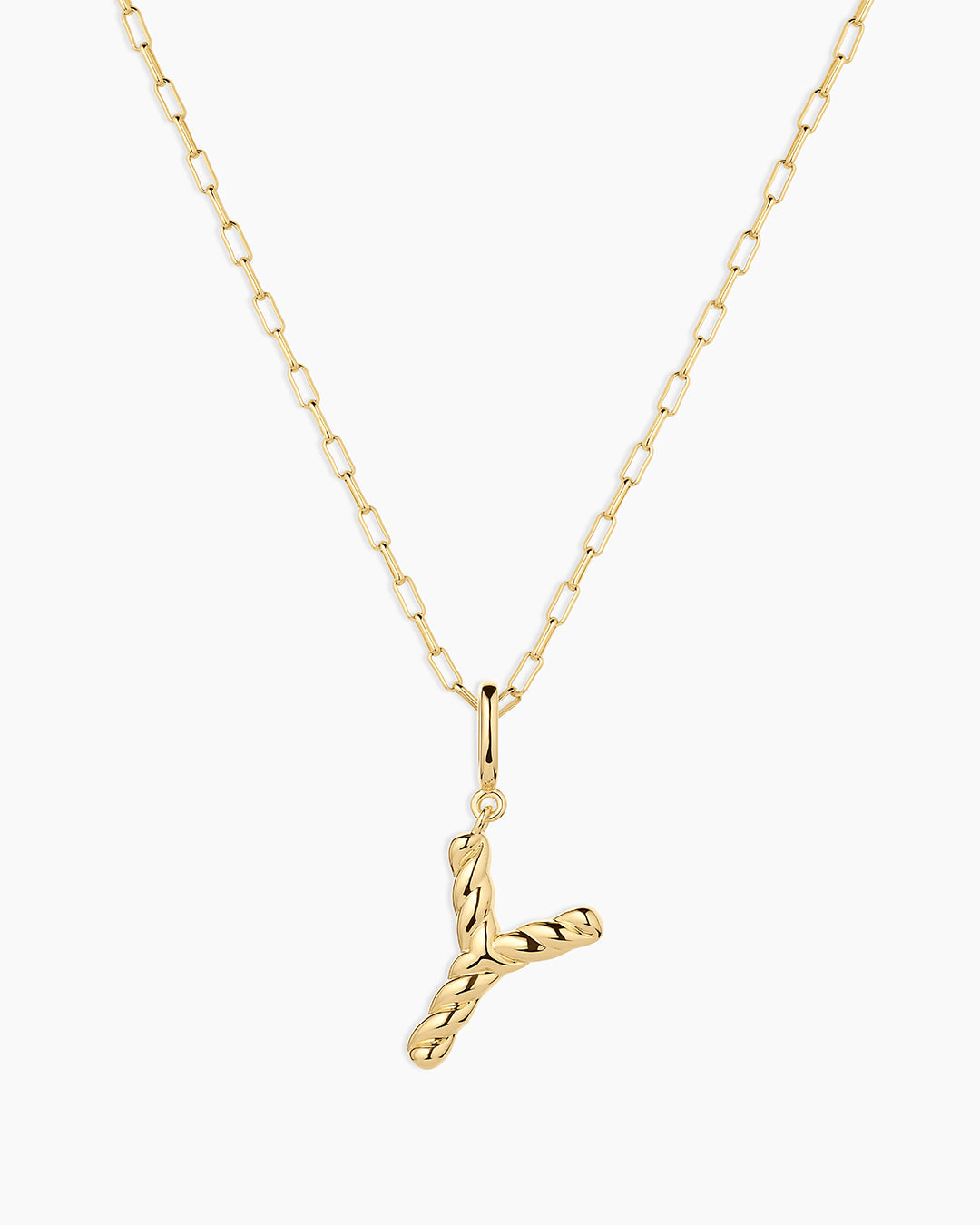 Crew Alphabet Statement Charm Necklace