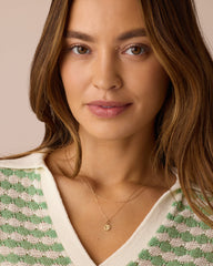 Diamond Butterfly Charm Necklace