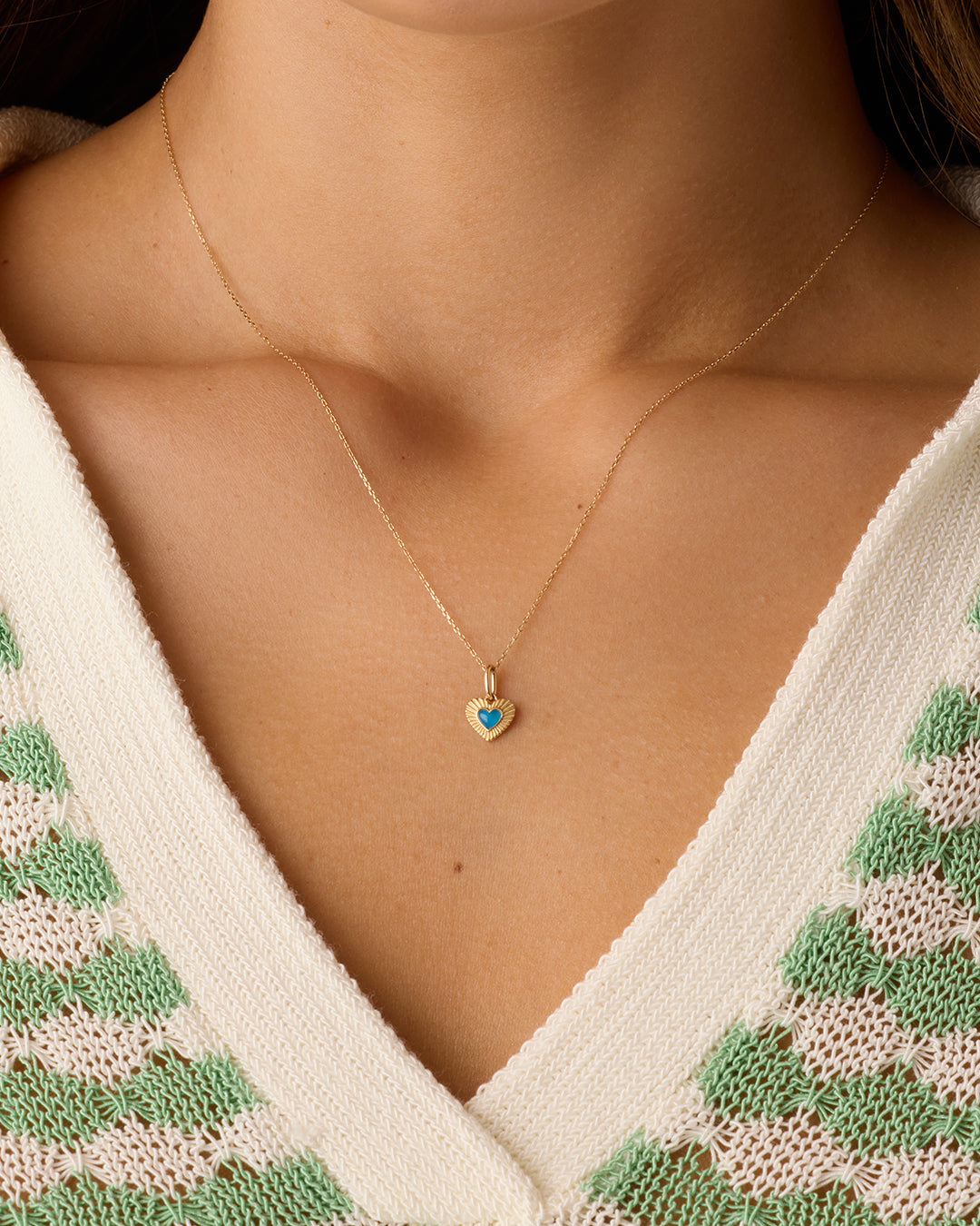 14k Gold It's a Boy Charm Necklace