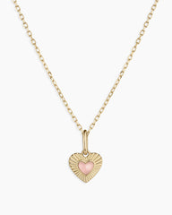14k Gold It's a Girl Charm Necklace