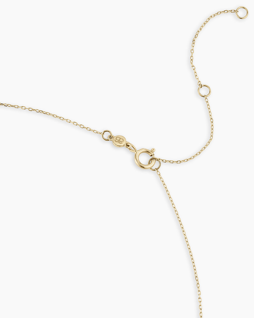 14k Gold Love Knot Charm Necklace