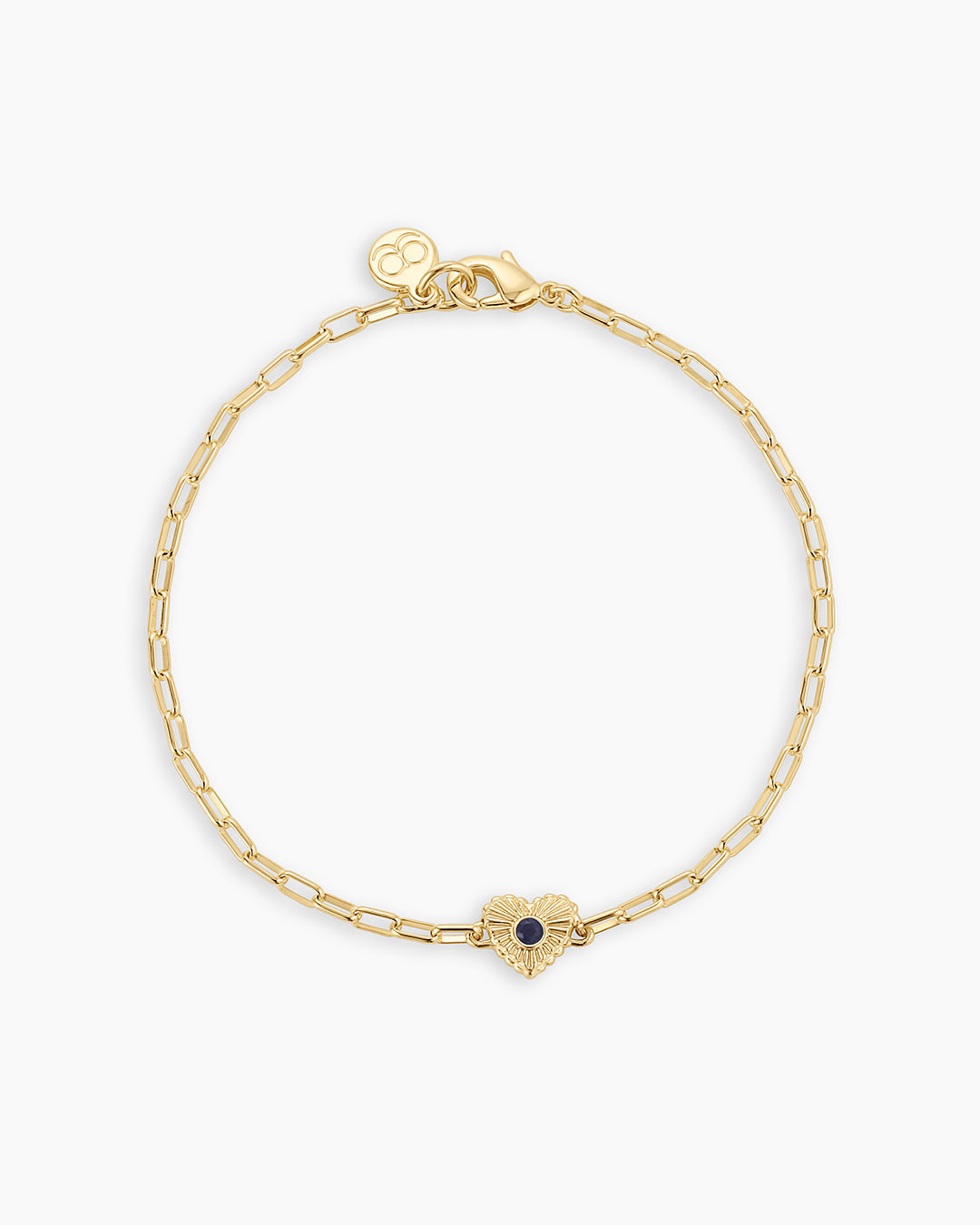 Birthstone Heart Bracelet