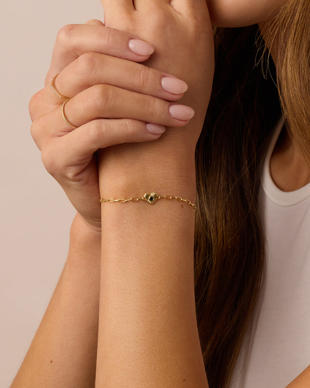 Birthstone Heart Bracelet