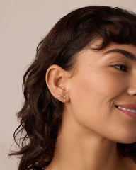 Pearl Flat Back Studs