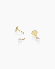 Pearl Flat Back Studs