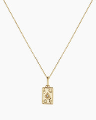 Diamond Ace Charm Necklace
