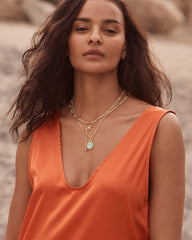 Lightning Strikes Coin Necklace