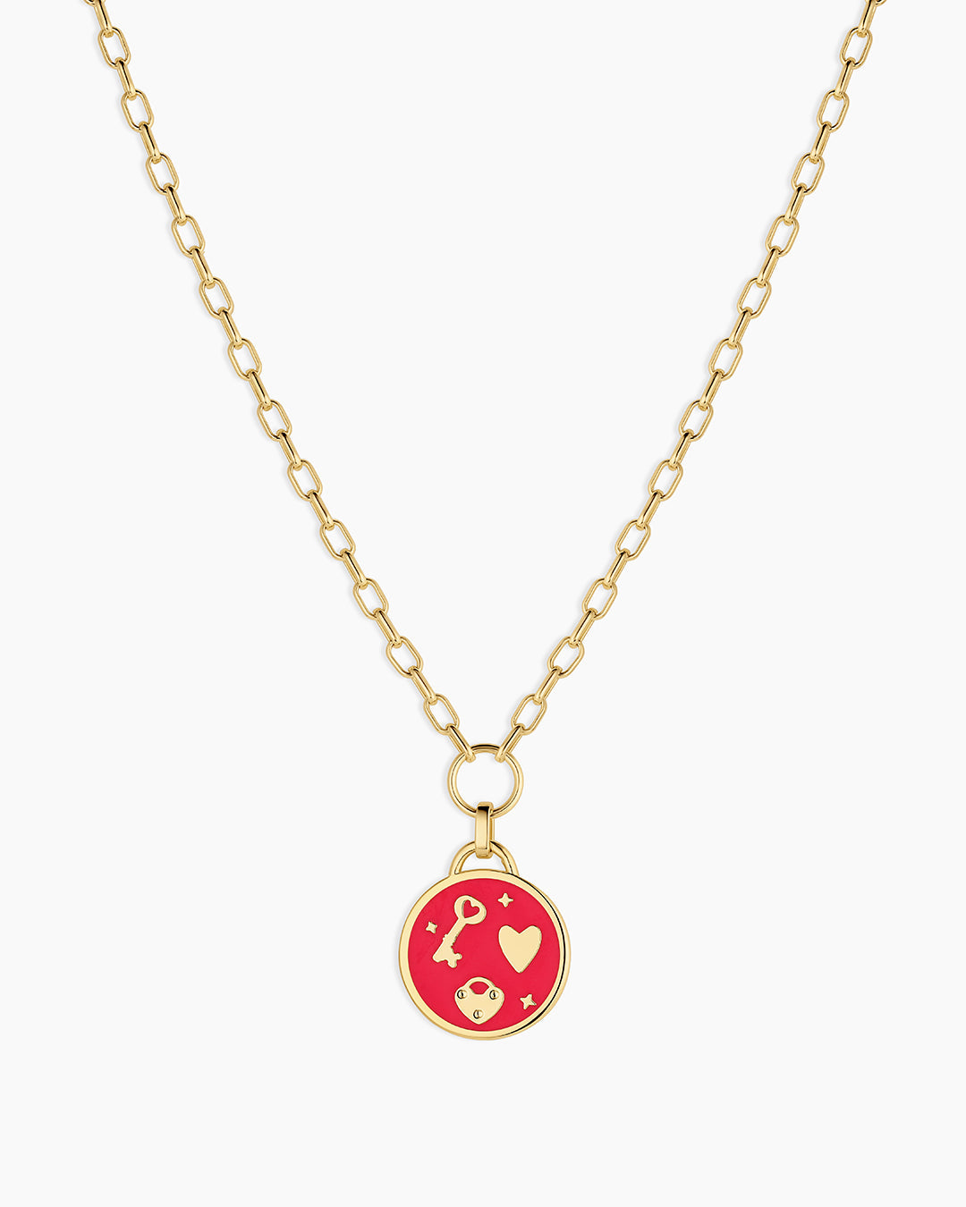 Love U Coin Necklace